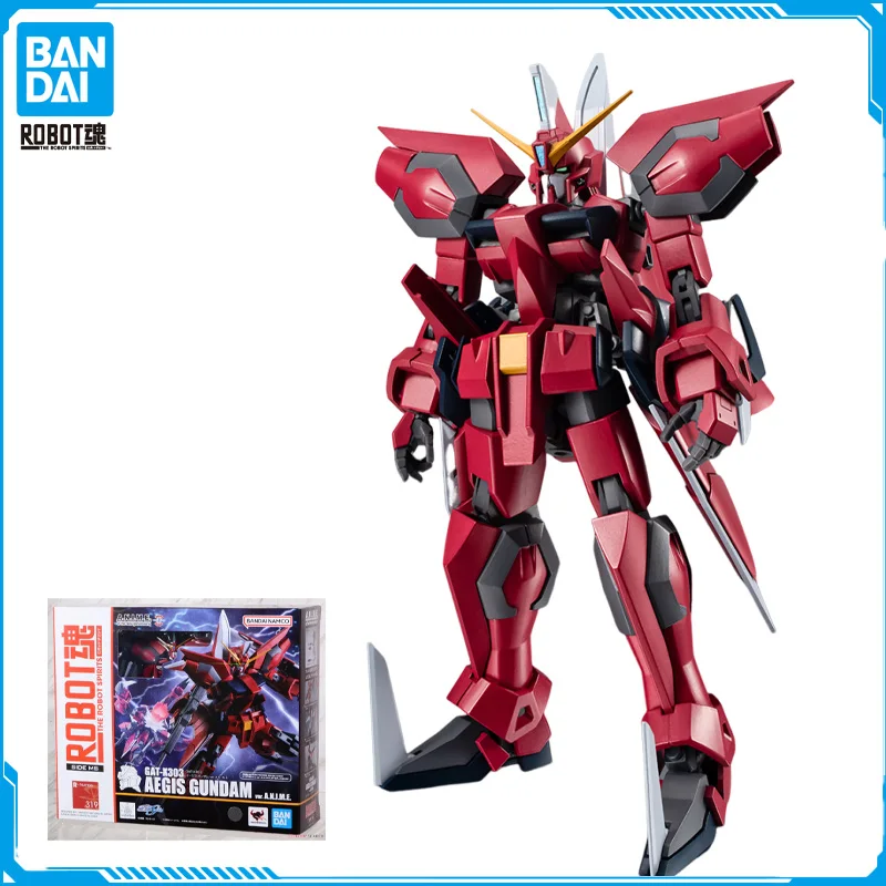 

InStock Bandai ROBOT SPIRITS Mobile Suit Gundam GAT-X303 Aegis Gundam New Original Anime Figure Model Toy Action Collection Doll