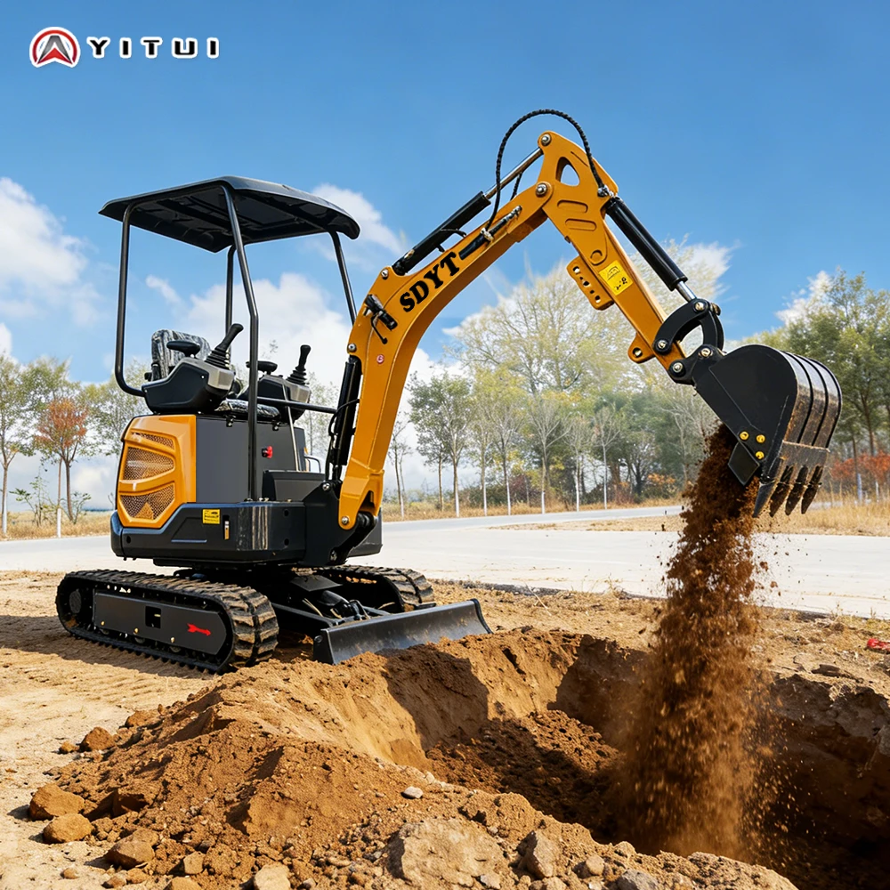 

Discount Multi Functional Mini Excavator High Quality Customized Made 2000kg Mini Excavator Strong Digging Power Solid Chassis