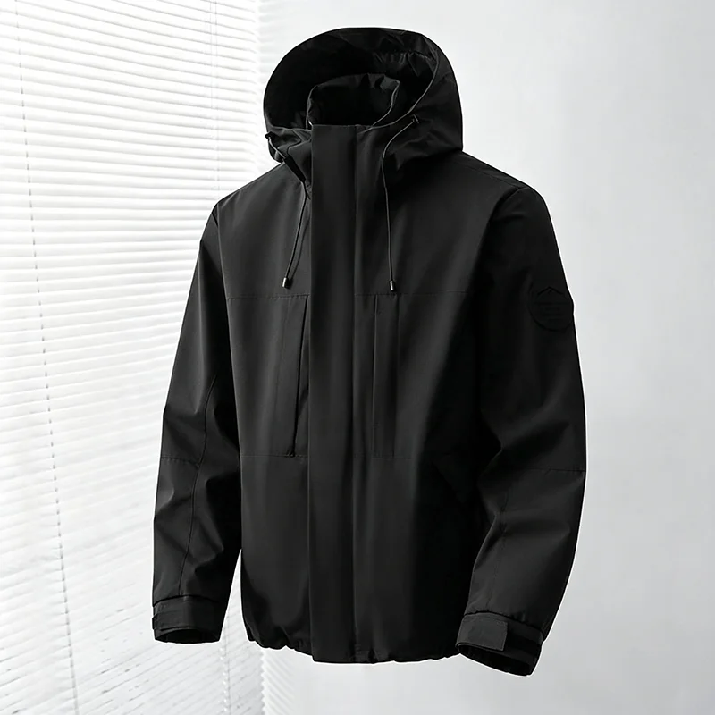 JNLN Chaqueta impermeable para senderismo para hombre y mujer, cortavientos para acampar, montañismo, deportes al aire libre, impermeable, unisex