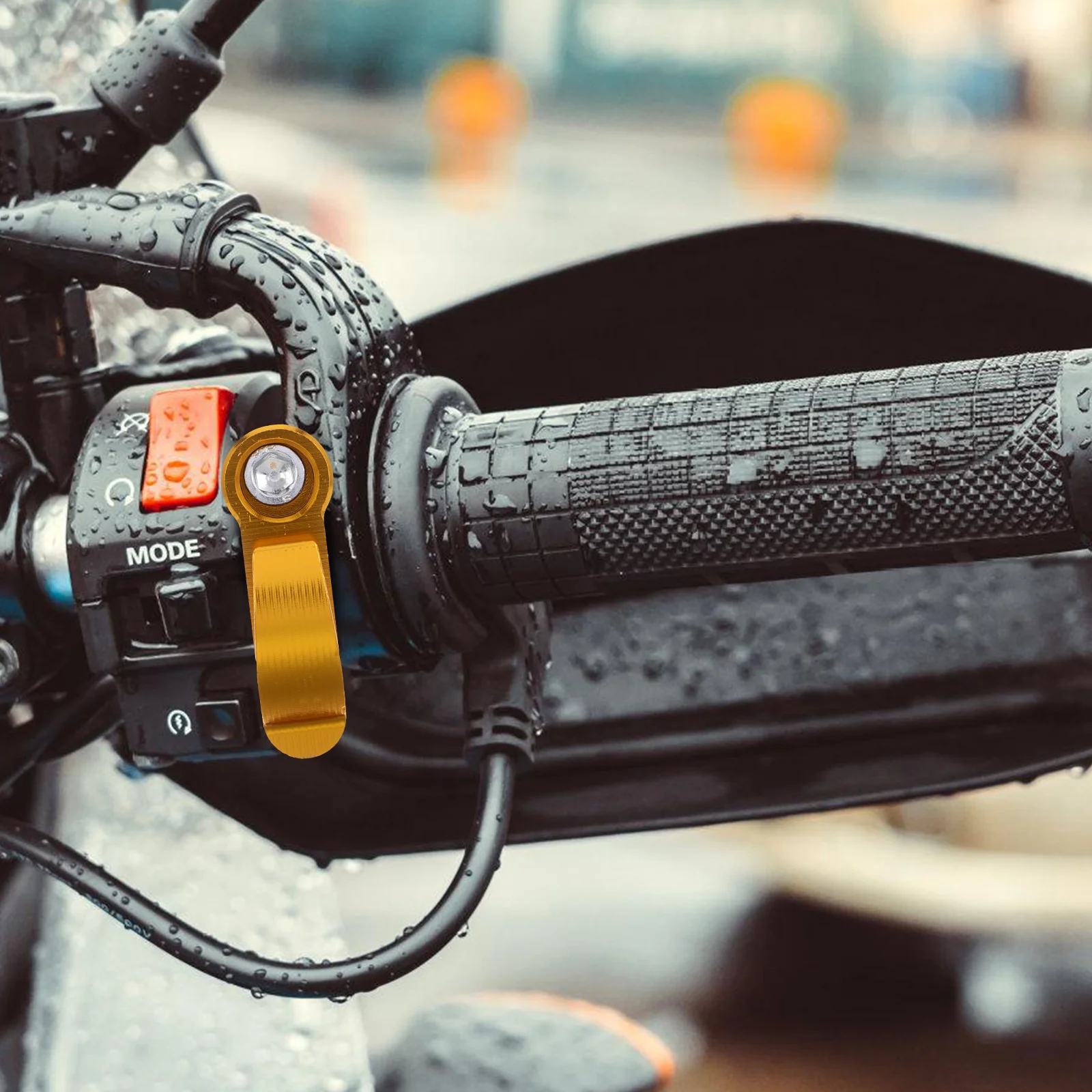 

Motorcycle Side Hook Compact Durable Easy Installation Versatile Bike Holder Electric Scooter Hanger Metal