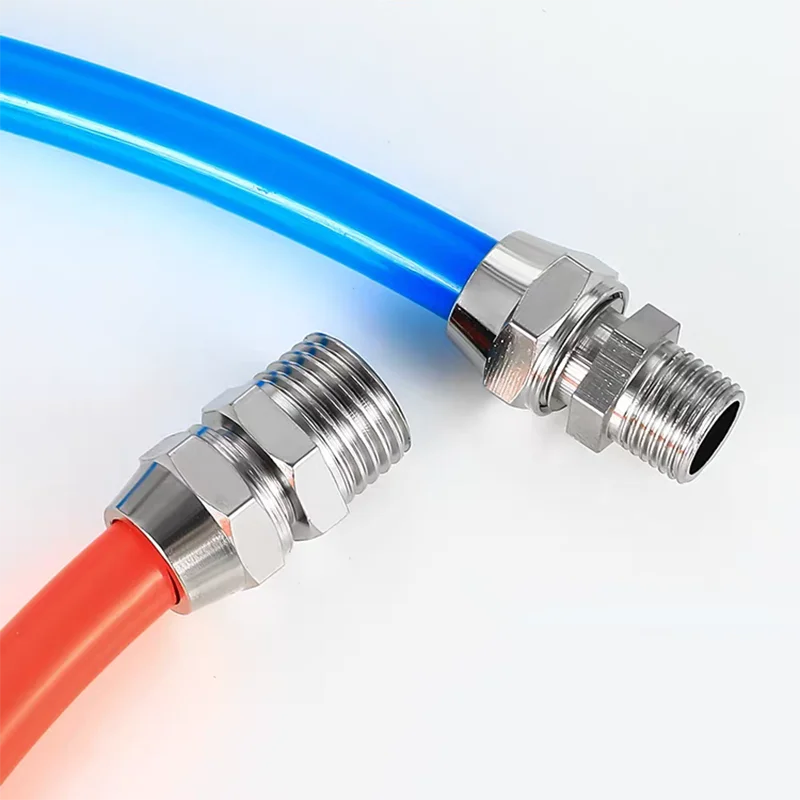 1pcs Pneumatic Rapid Fittings Quick Joint Coupler Connector OD 4mm 6mm 8mm 10mm 12mm Hose Tube M5 1/8 1/4 3/8 1/2 Male Thread
