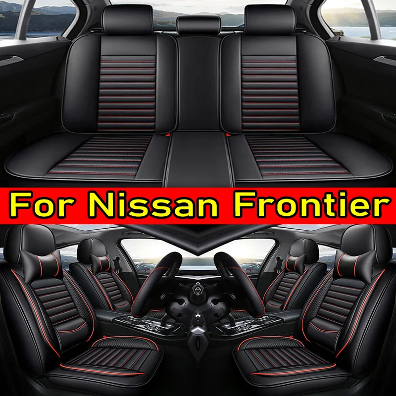 

For Nissan Frontier Car seat covers are waterproof and wear-resistant, with high-end PU leather covering both the front