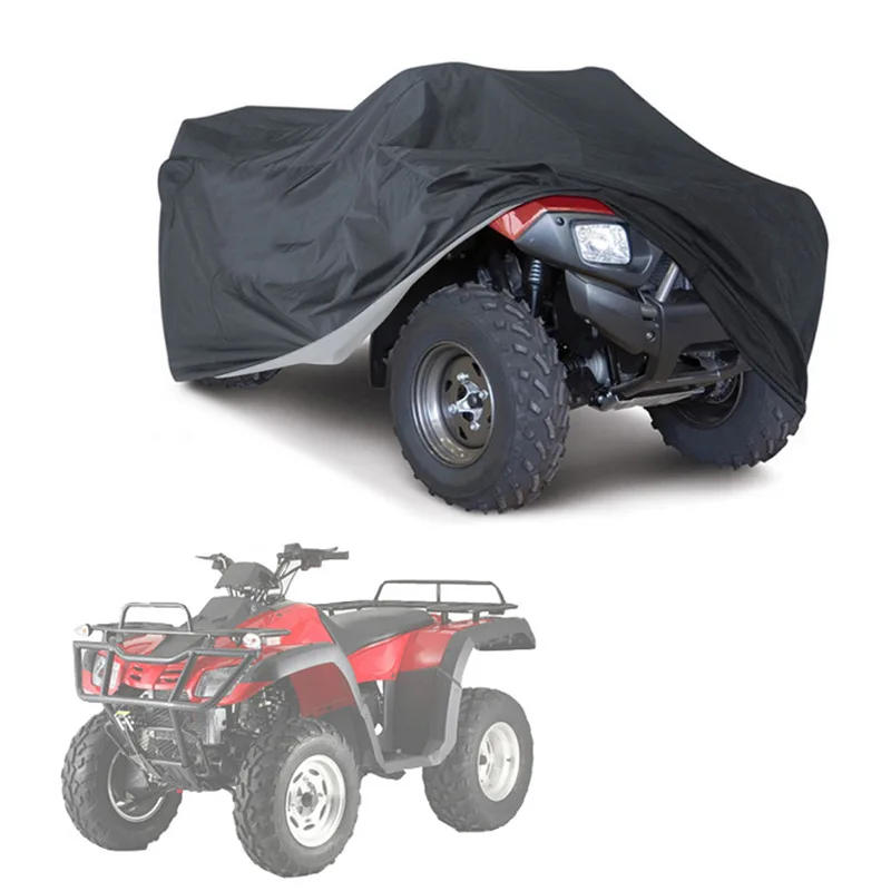 

Чехол для квадроцикла, квадроцикла, универсальный 210D, водонепроницаемый, снегозащитный, для мотоцикла, скутера, картинга, чехлы для мотоциклов M L XL XXL XXXL, черный