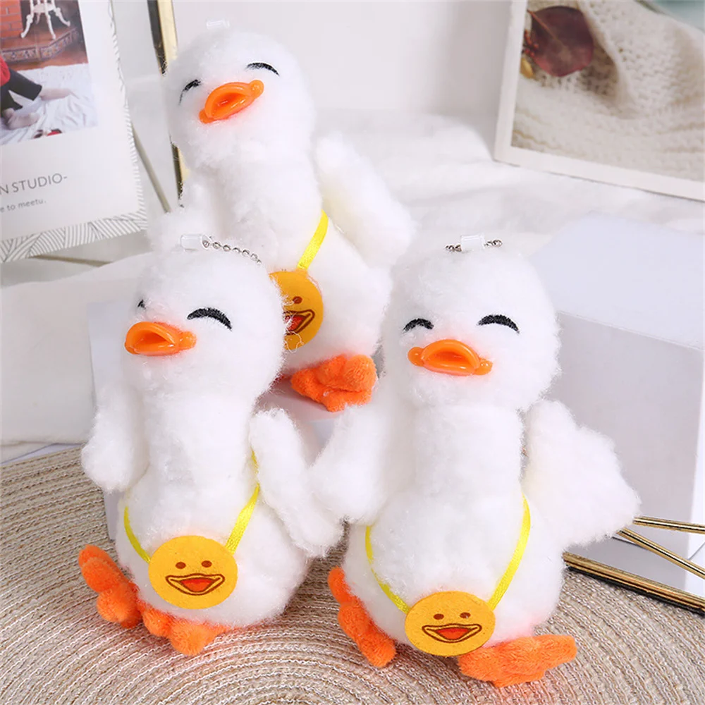 Stuffed Animal Keyring Cute Plush Keychain Backpack Accessory Soft Animal Doll Pendant For Gifts For All Ages Bag Decoration
