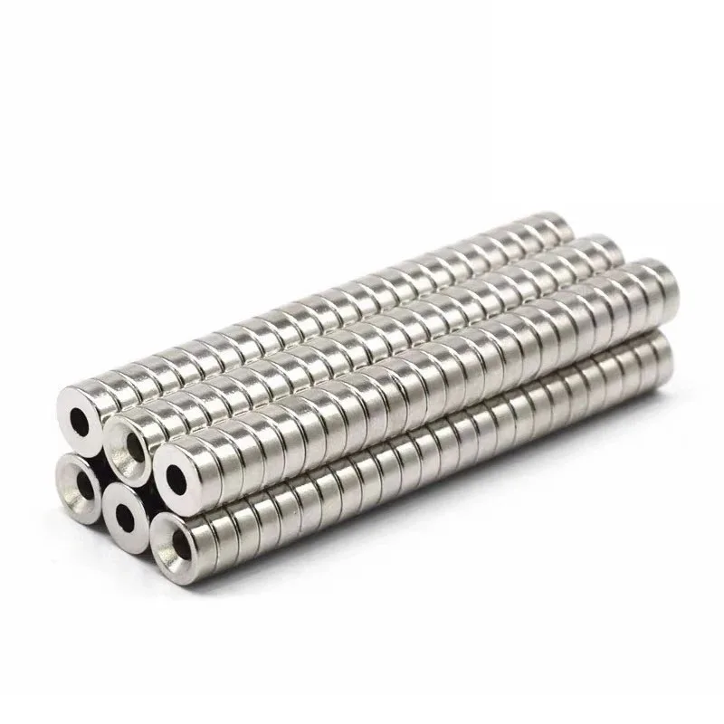 10/20/50Pcs 8X3 hole 3mm Neodymium Magnet 8x 3mm Hole 3mm NdFeB N35 Round Super Powerful Strong Permanent Magnetic imanes Disc