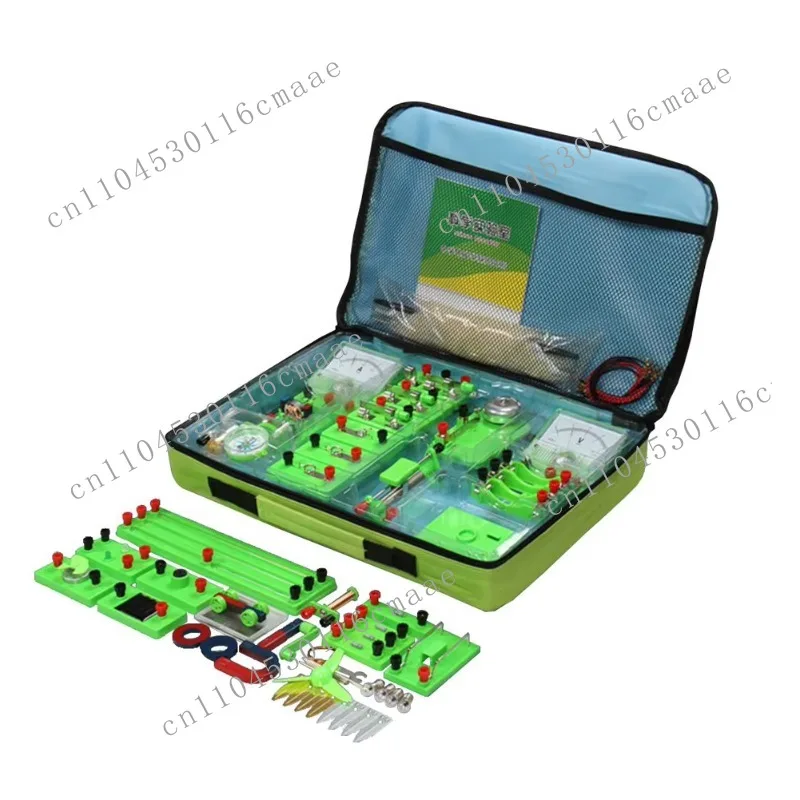DIY High Quality Electricity Test Children Electromagnetic Physics Science Experiment Set Color Box Kids Basic Circuit