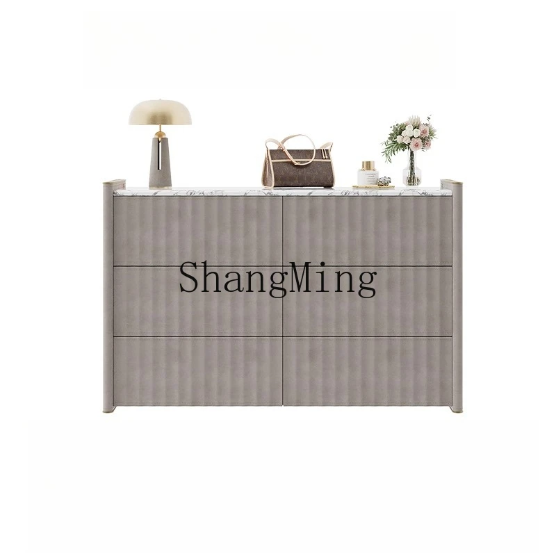 

DHY storage cabinet, bedside storage cabinet, drawer against the wall, household living room solid chest