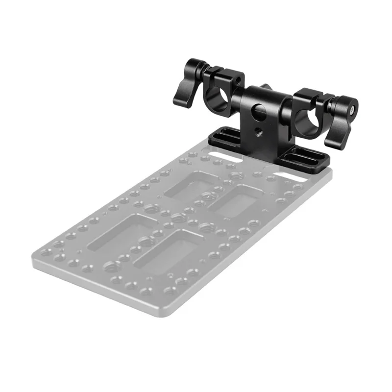 

Y45A-Adjustable 15Mm Dual Rod Clamp With 360 Swivel Rod Adapter For Rod Support System Camera Rig Fotografia Accessories