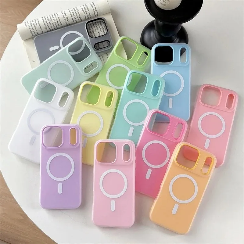 

8-Colors 2 In 1 Magnetic Phone Case For Realme C75 C75X C73 C71 C67 C65S C63 C61 C55 C53 5G 4G Luxury Matte Back Cover