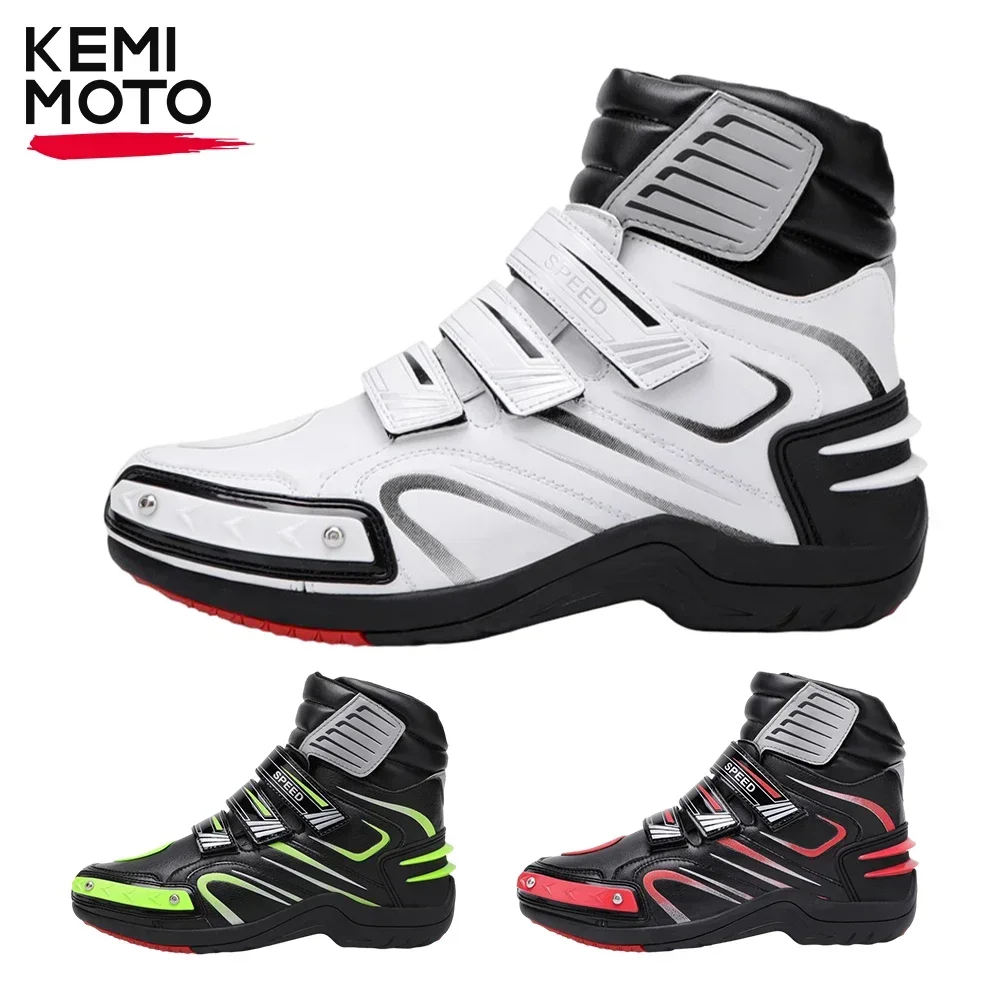 

Motorcycle Riding Men Boots Shoes Outdoor Equipment Casual Cycling Sports Anti-collision Motorbike Wear-resistant Comfortable