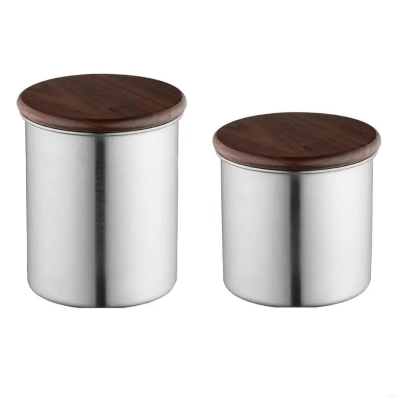 

Stainless Steel Coffee Canister Coffee Storage Jar Gift for Coffee Enthusiasts N58D