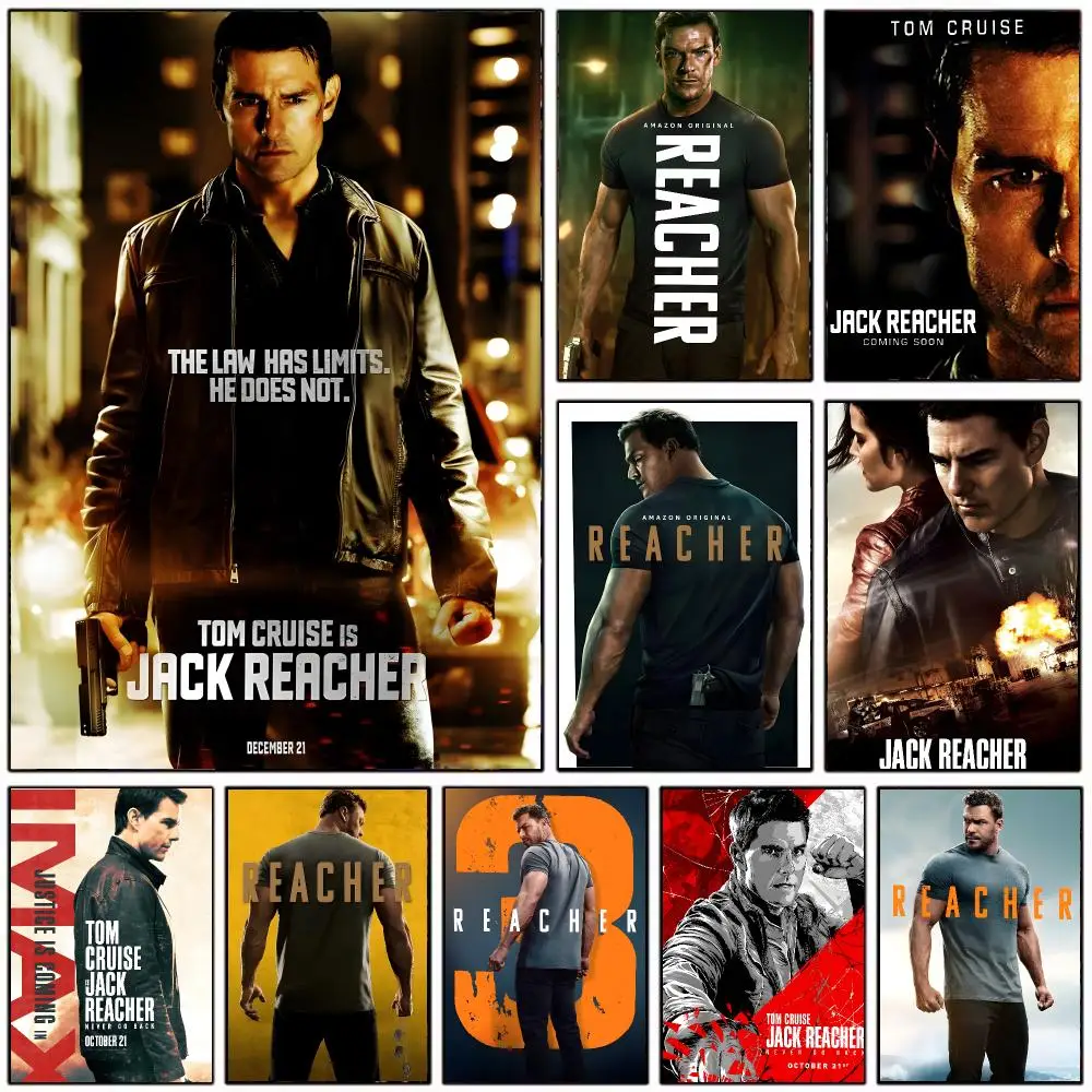 Action Series J-jack Reacher Poster Modern Home Decoration Interior Design & Contemporary Wall Art Collection