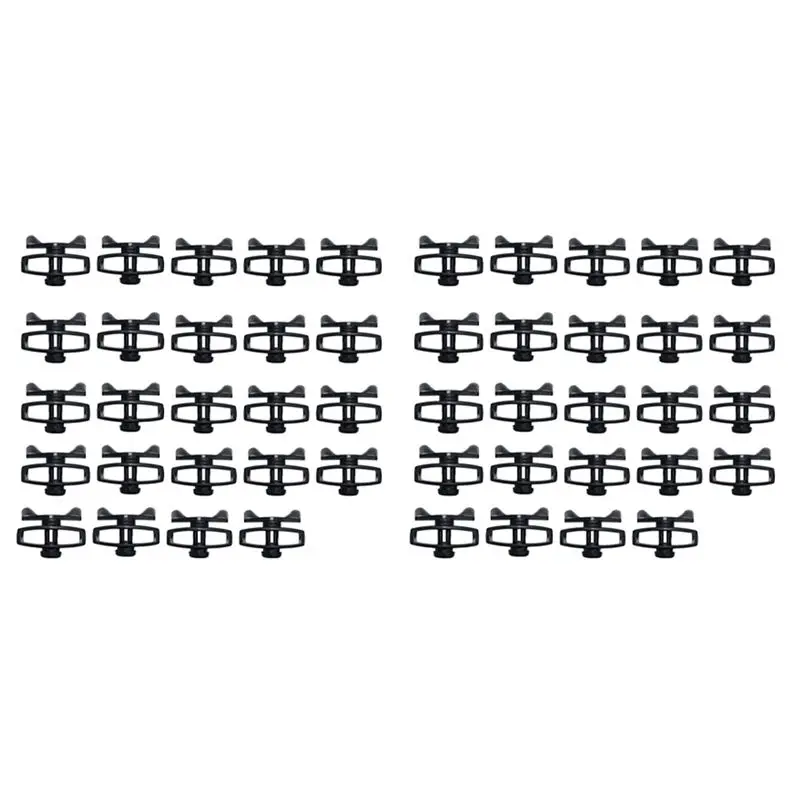 A19F-Plastic Electronic Fence Wire Tensioner Livestock Electric Fence Wire Portable Tape Tighteners For Farm Accessories 48Pc