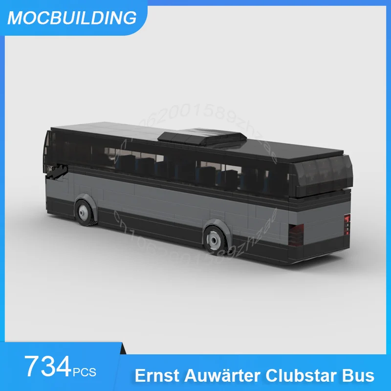 MOC Building Blocks Bus Model Ernst Auwärter Clubstar & Van Hool TX16 Alicron & A21 NL313 CNG DIY Assemble Bricks Toys Gifts