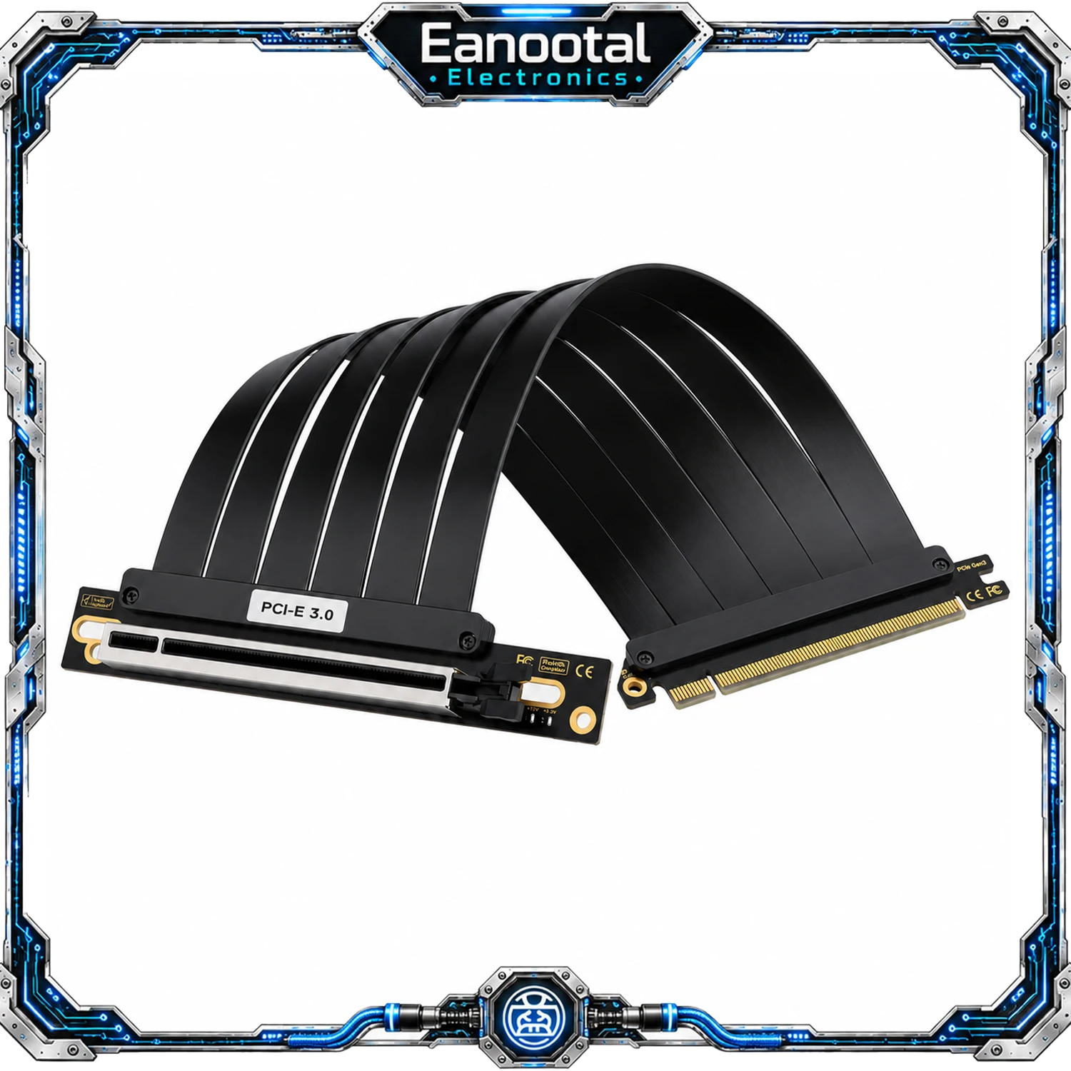 Colorful PCIe Graphics Card Extension Cable with 3 Slot Vertical GPU Mounting Kit
