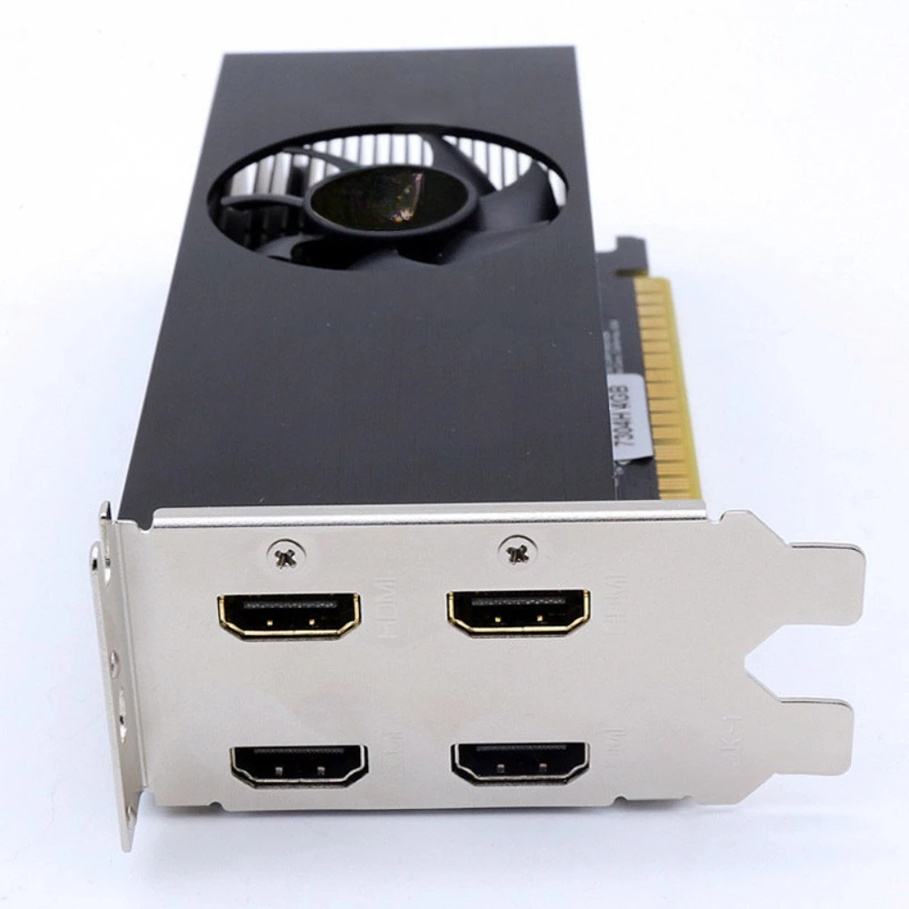 Low Profile GT730 4 HDMI Output GPU Multi Display Adapter For Industrial Server Stock Trading Multi Monitor Build