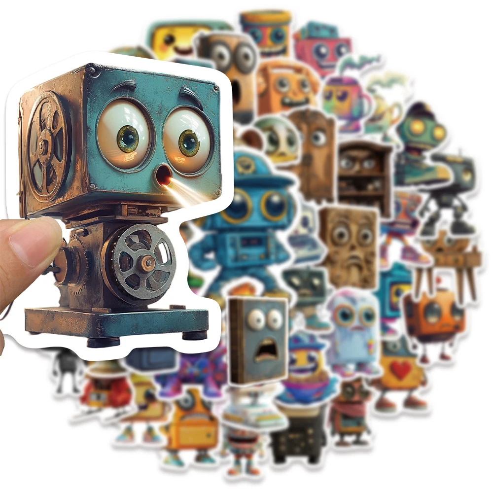 

10/30/50pcs Cute Retro Tools Cartoon Stickers Creative Funny Waterproof Decals for Stationery Phone Laptop Graffiti Sticker Toys
