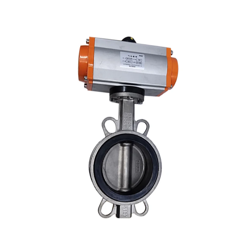 

D671X-10P D671X-16P Cf8 Stainless Steel EPDM Pneumatic butterfly Valve