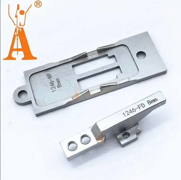 

#91-040 434-04 #91-040 433-04 NEEDLE PLATE FEED DOG for PFAFF 2-needle 1246, 1296 sewing machine part