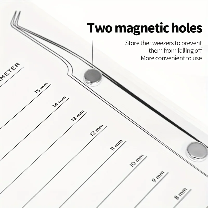 رمش تمديد مقياس حامل المغناطيسي الاكريليك لاش مجلس الغراء البليت كوب نظيفة صحية كاذبة رمش الوسادة رمش أدوات ماكياج #4