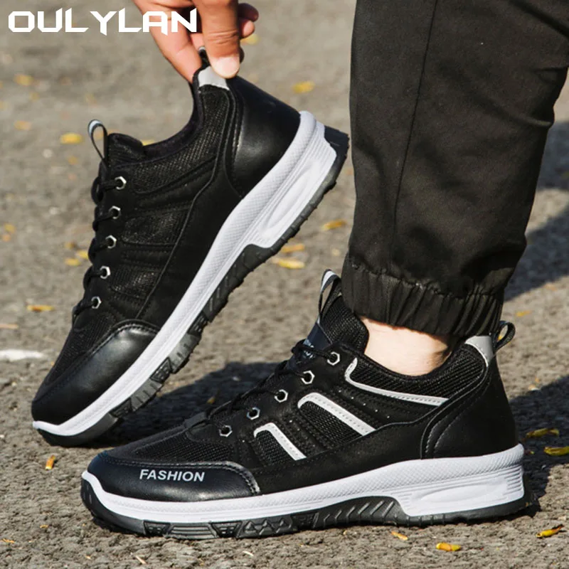 Oulylan-zapatos transpirables antideslizantes para hombre, zapatillas deportivas para senderismo al aire libre, escalada de montaña, caza, Trekking