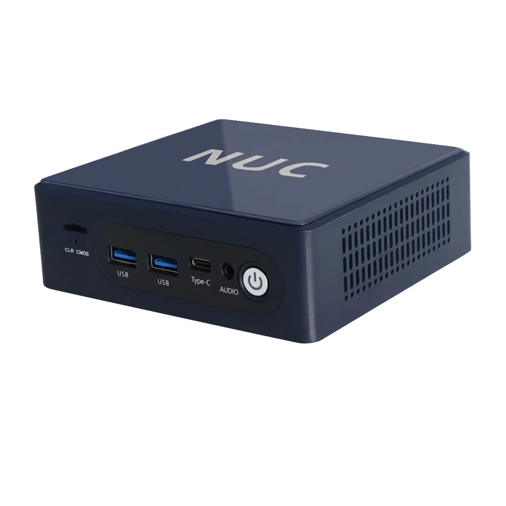 NUC كمبيوتر صغير N100 N200 ويندوز 10/11 I3 I5 8GB RAM USB3.0 Type-C 4K Dual HD-MI جيب محمول سطح المكتب الكمبيوتر الصناعي الولايات المتحدة/CN المقابس