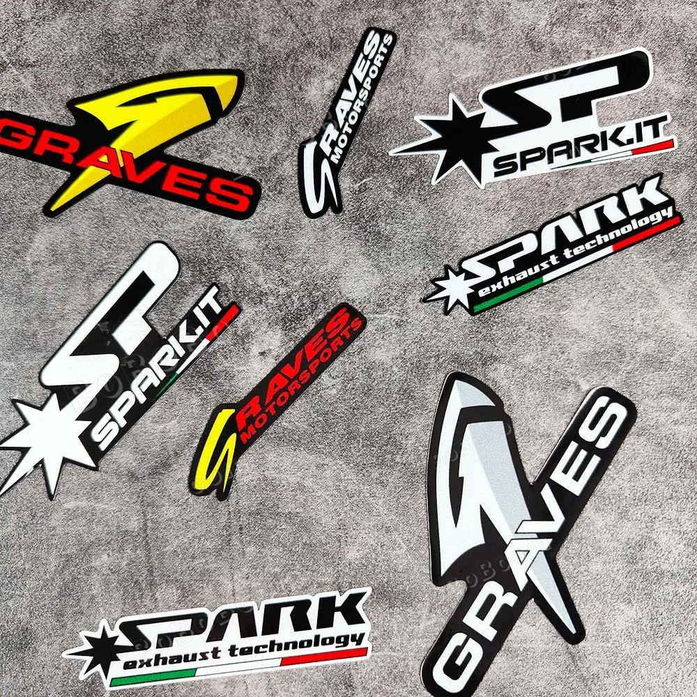 

Motorcycle Accessories Racing Sponsor Sticker Refit Exhaust Pipes Fuel Tank Body Windshield Waterproof Reflective Decal