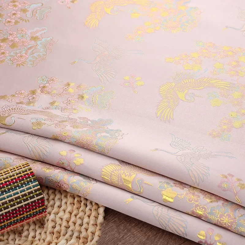 

100x150 см парчовая жаккардовая ткань атласная одежда Hanfu швейная ткань материал «сделай сам» платье Hanfu пижамы товары для одежды