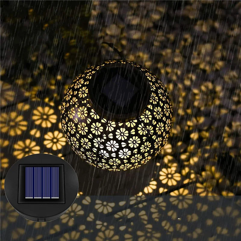 4 pièces LED lumières solaires remplacement lanterne solaire supérieure panneau solaire alimenté lanterne couvercle lumières pour voie extérieure cour facile à installer