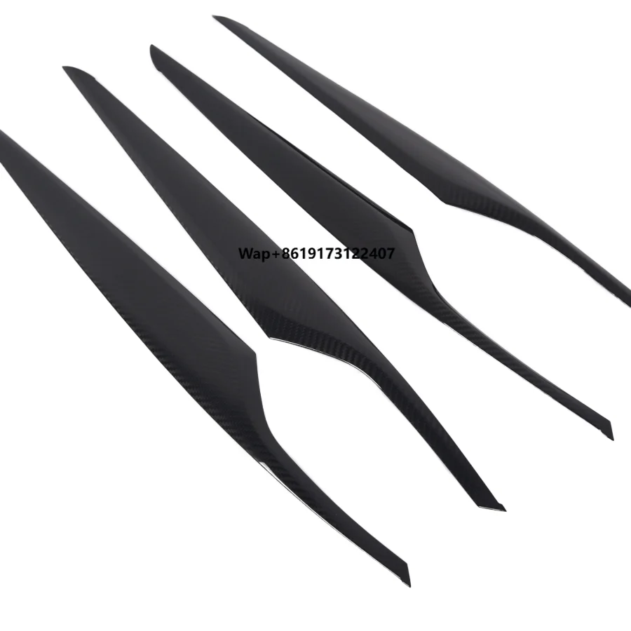 

Manufacturer Direct 9 Piece Set Carbon Fiber Car Interior Decorative Front Rear Door Trim Set