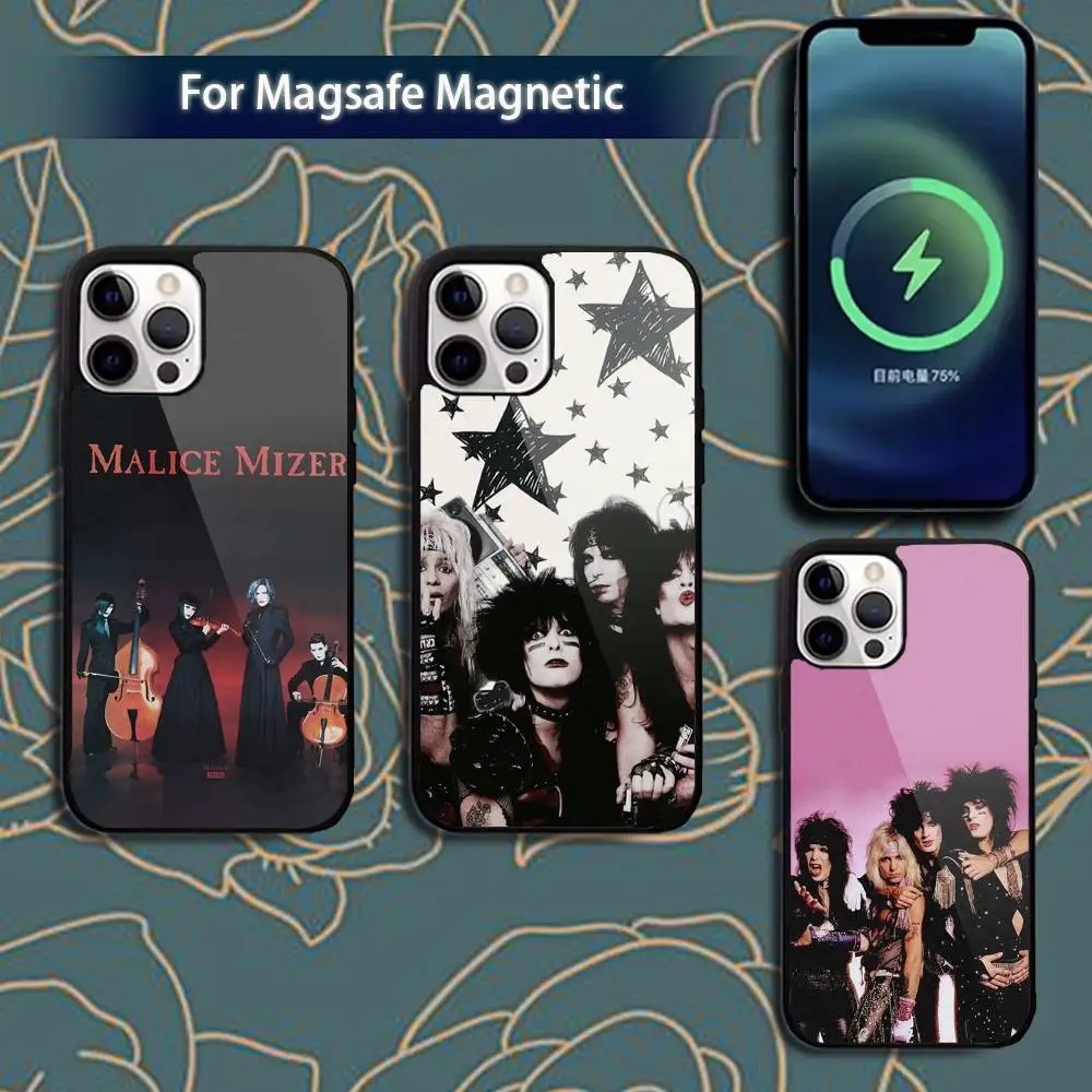 

Malice M-Mizer RockS Band Phone Case For iPhone 17,16,15,14,13,12,11,Pro,Max,Plus,Mini,Magsafe,Magnetic Wireless Charging Case