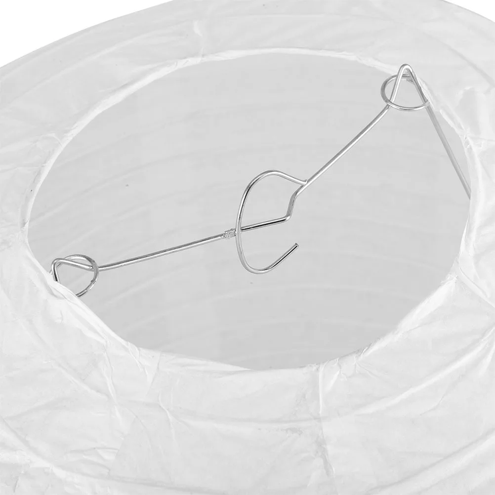 

2pcs Paper Lantern Lampshade Foldable Blank White Light Shade For Pendant Ceiling Bedroom Decor Hanging Ornament Spring Festival