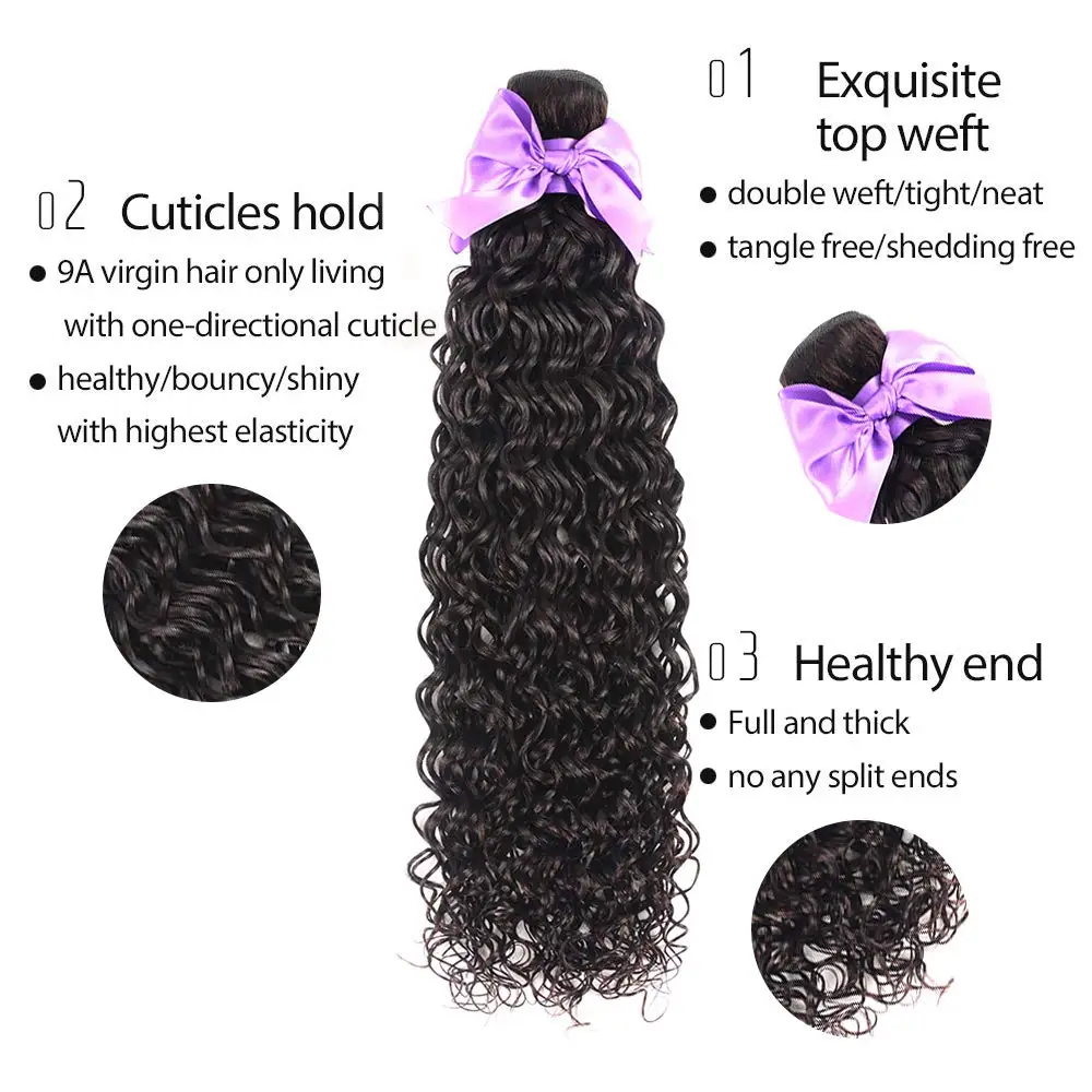 Kinky Curly Bundles With 13x4 Frontal 100% Human Hair Bundles With Closure 13x4 Lace Frontal With Bundles remy hair Bundles