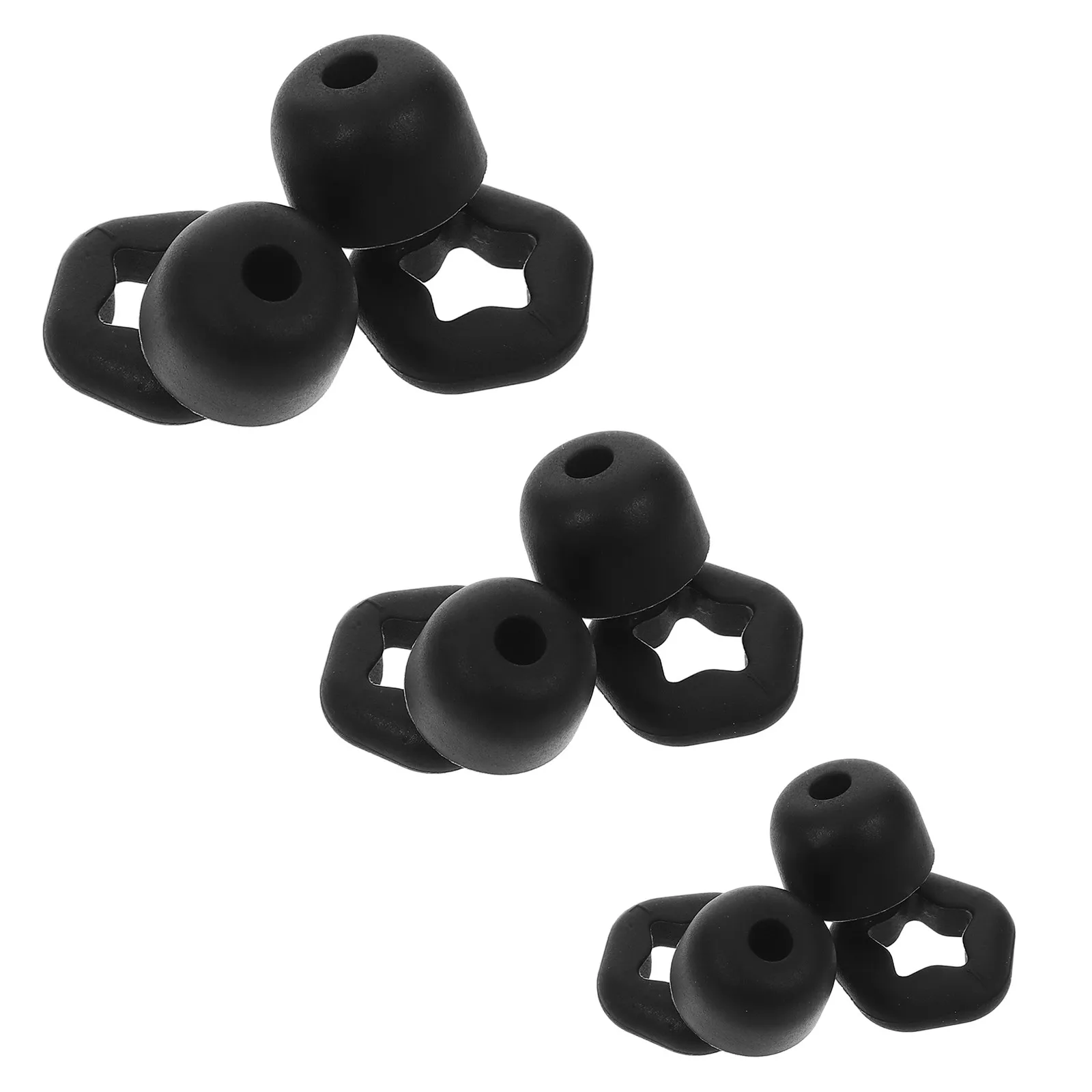 Reusable Silicone Earplugs 3 Pairs Soft Noise Reducing Ear Plugs for Sleep Travel Study and Concerts