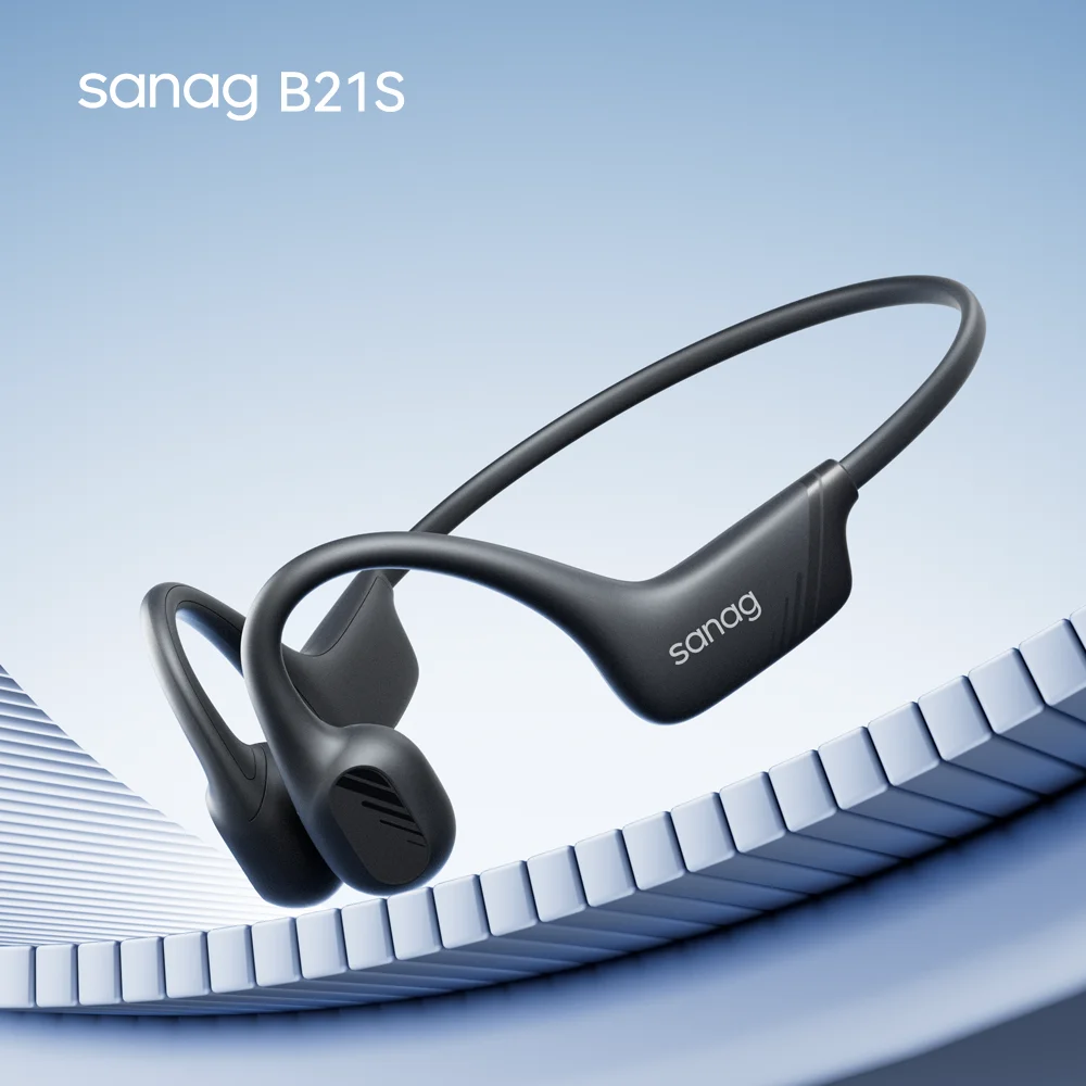 Sanag B21S True Beengeleiding Audífonos Bluetooth Oortelefoon Flash-verkoop HiFi Geluid Hoofdtelefoon Keuze Oordopjes Draadloze Headset - afbeelding 1