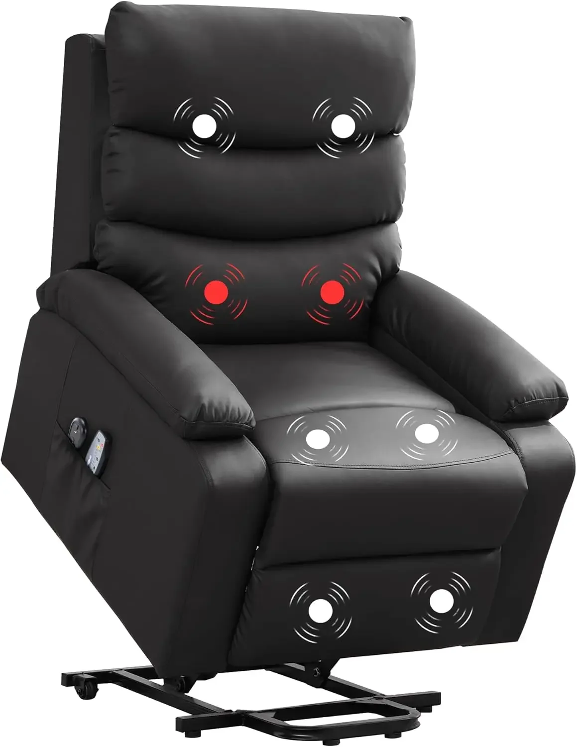 Elderly and Adult with Heat and Massage Recliner PU Leather Modern