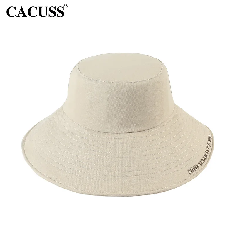 Sunshade Hat Wholesale Spring and Summer New Large Brim Sunscreen Female Fisherman Hat Household Travel Anti Ultraviolet Sun Hat