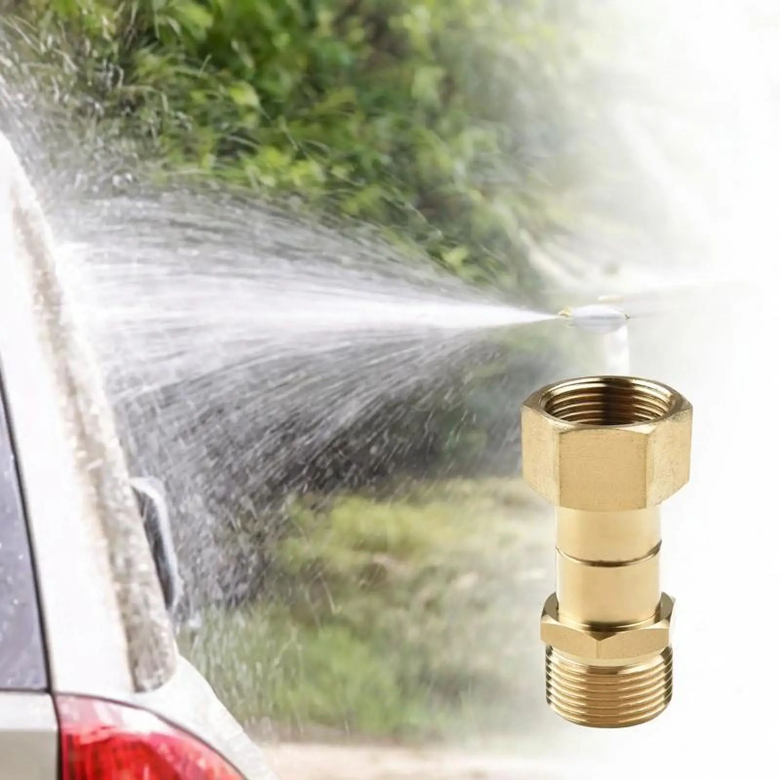 Pressure Washer Accessories Quick Disconnect 360 Swivel M22 Joint Adapter for Garden Hose High Pressure Use