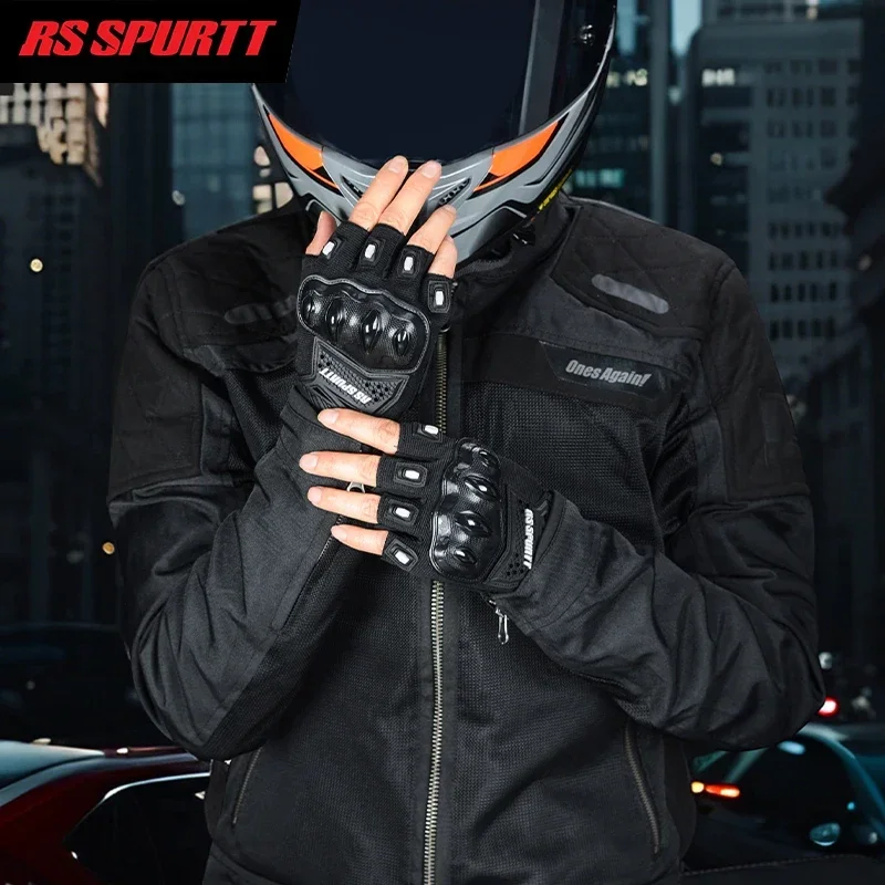 

Summer Breathable Cycling Motorcycle Motorbike Gloves Fashion Men Women Half Finger Shock Absorbent Protection Moto Bike Gloves