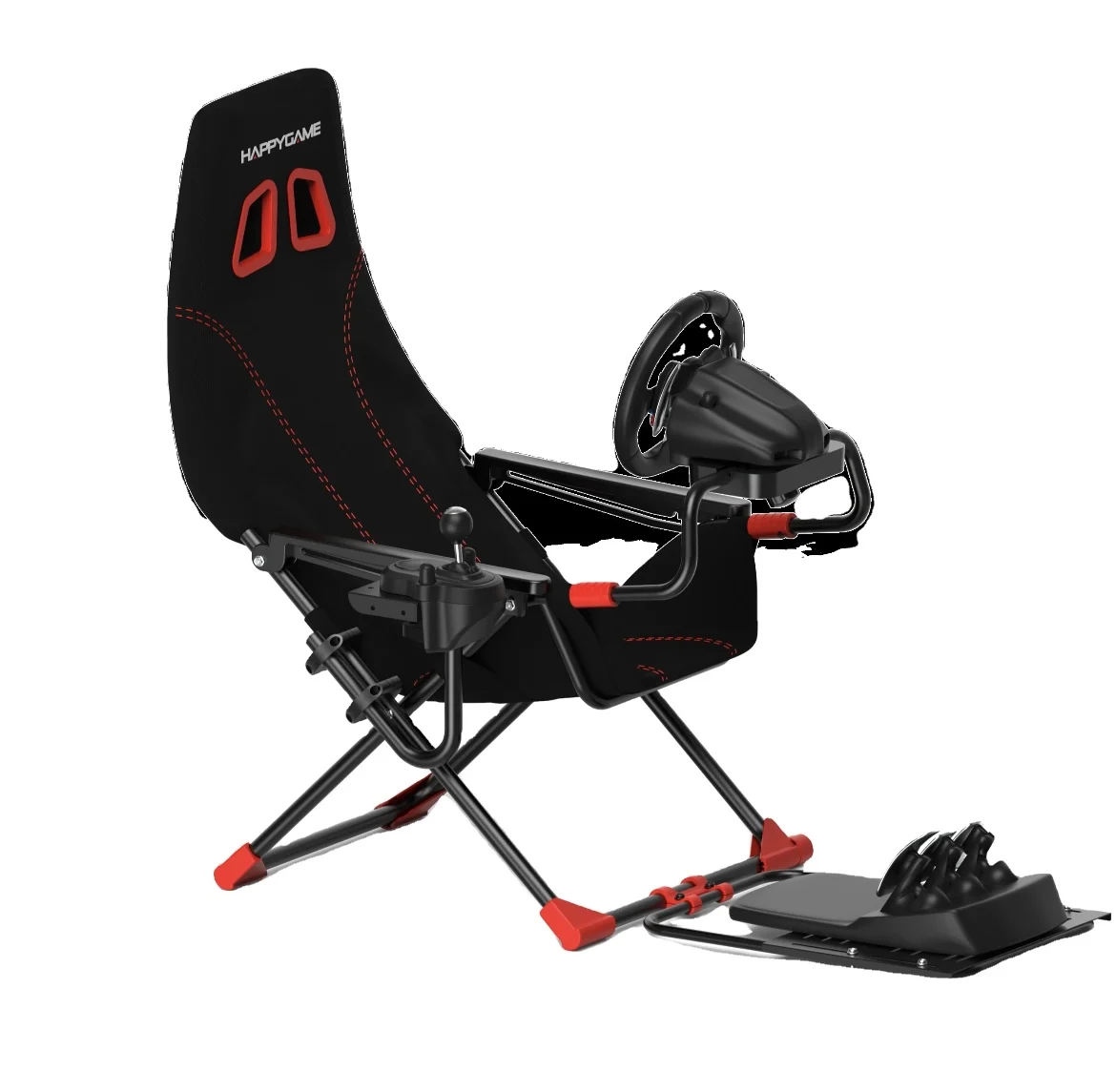 LRS13-BS01 Foldable Racing Simulator Cockpit Gaming Car Driving PS4 PS5 PC Sim Cockpit Race Drive Car Playseat Wheel Stand