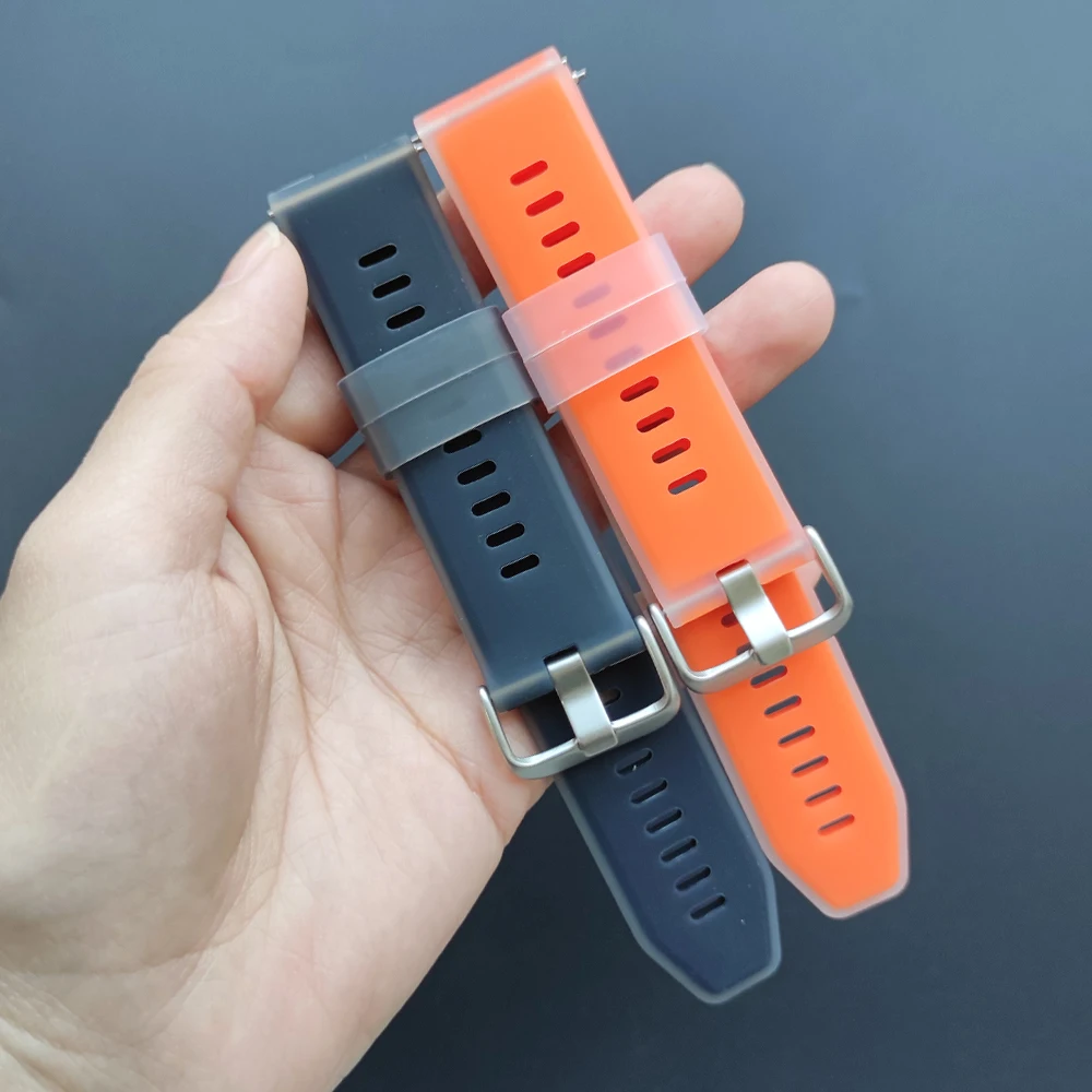 22 مللي متر حزام (استيك) ساعة ل HAYLOU الشمسية 5/Ultra/Pro Smartwatch حزام ل Haylou ساعة 2 برو/4S/RS5/R8/S8/S6/RT3/GST رجل امرأة سوار #4