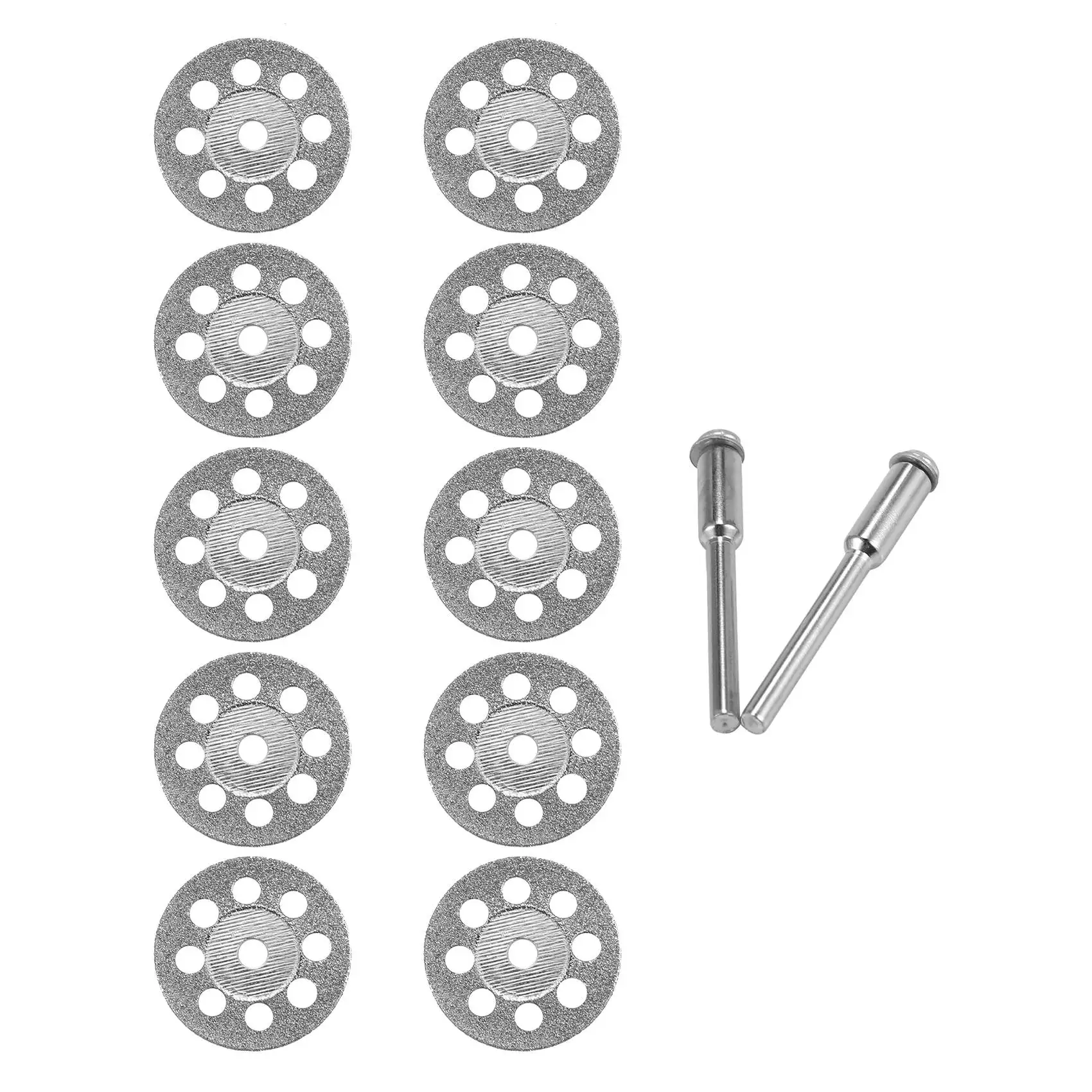 Disco de corte de diamante para rebolo de metal, Mini Serra Circular para Broca Ferramenta Rotativa, Acessórios, 20mm, 10Pcs