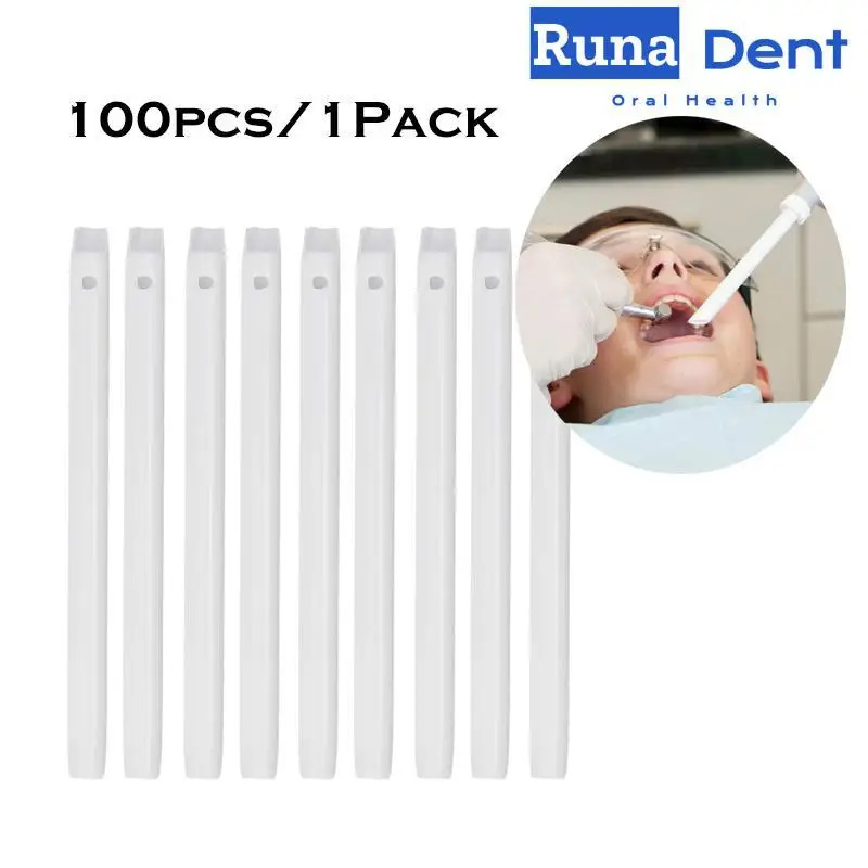 Dental Disposable Spit Suction Tube Strong Absorption Saliva Tube Laboratory Tube Oblique Incision