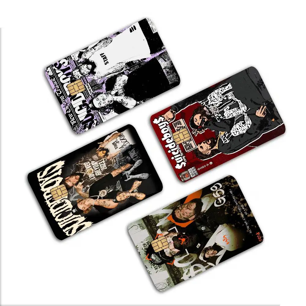 Singer S-Suicideboy Band Album Anime Spend or Save Funny Shell On Off Ultra Thin No Fade Sticker Skin Cover Debit Credit Card