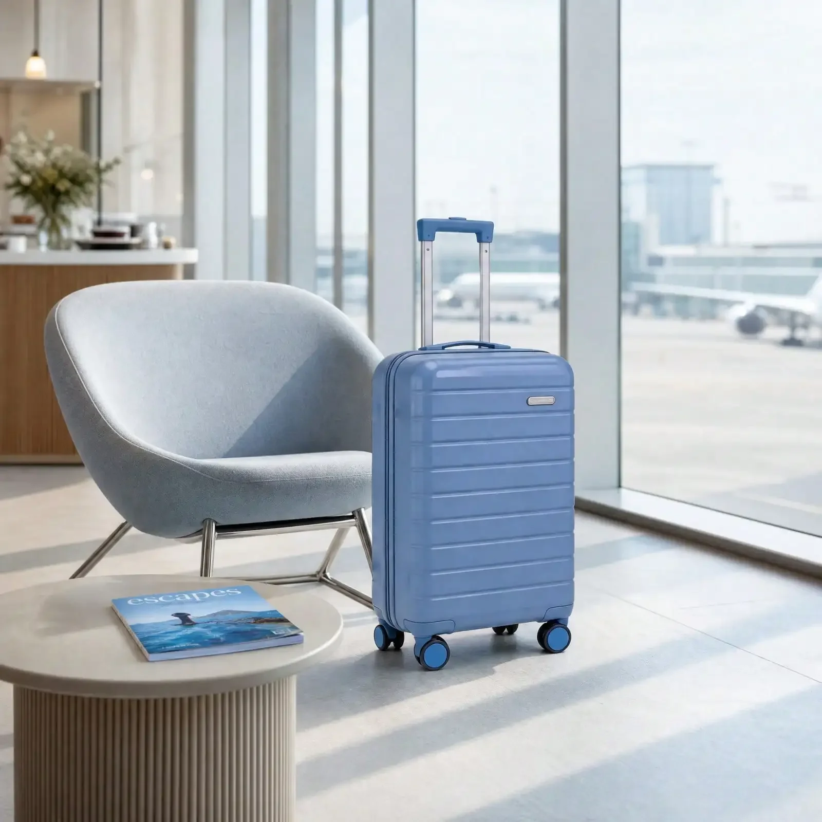 

Carry A 20-Inch Carry-On Luggage Bag, A Stylish Retractable Suitcase, A Non-Checked Carry-On Bag, 360° Silent Swivel Wheels, A T
