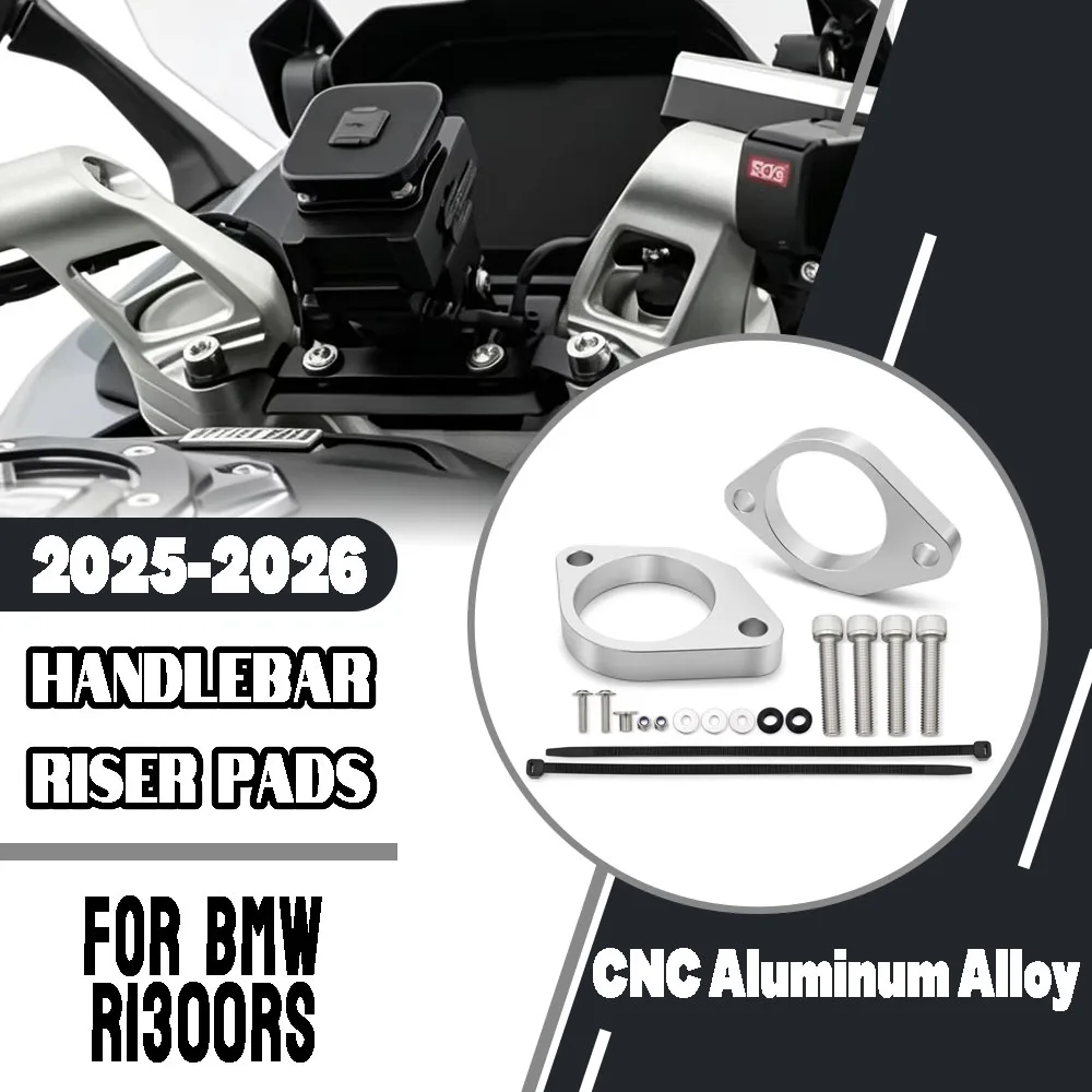 For BMW R1300 RS R 1300 RS R1300RS 2025-2026 Motorcycle Handlebar Riser Pads Height Increase Spacers Modification Accessories