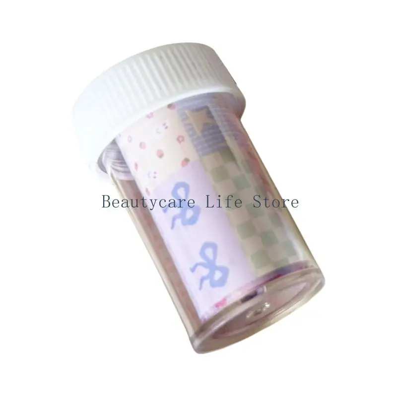 652C Naklejki na paznokci kwiatowe kraty do paznokci Transferowe naklejki na paznokcie