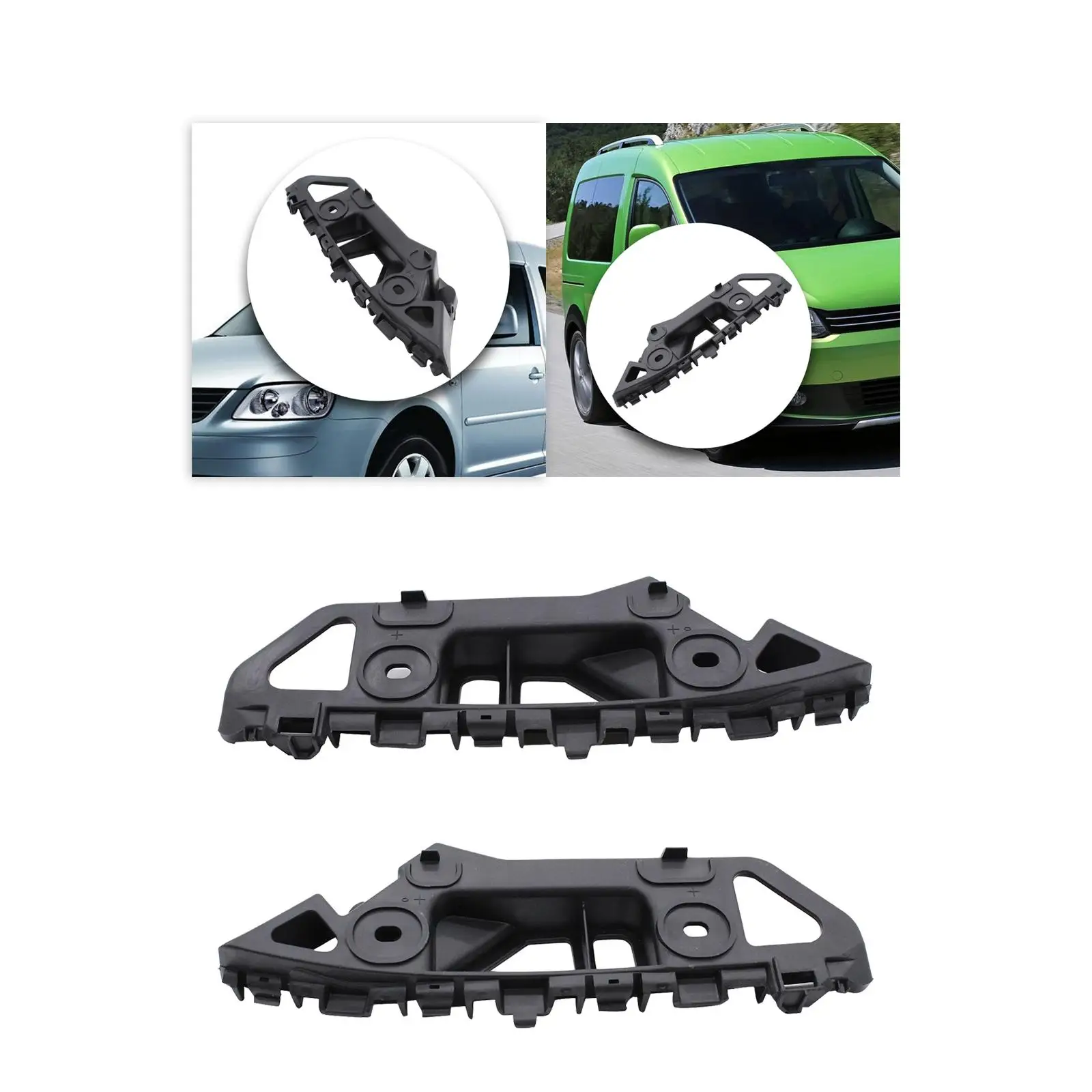 

Car Front Bracket Holder 2K5807183/2K5807184 Durable Easy Installation Replace Parts High Performance Auto Accessory