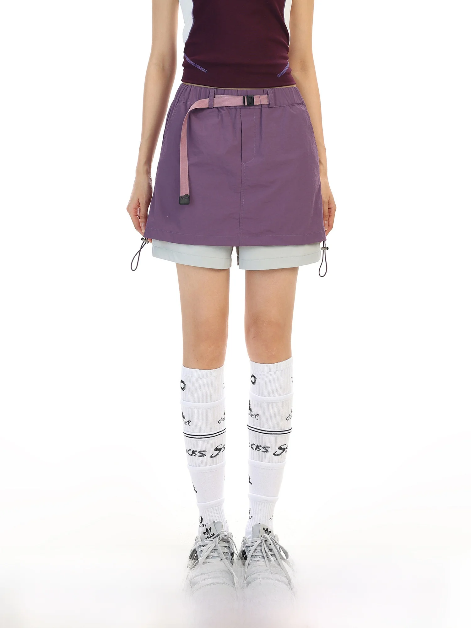 

Женская летняя дышащая быстросохнущая спортивная юбка для активного отдыха, велоспорта и фитнеса, модная, с высокой талией, А-силуэт