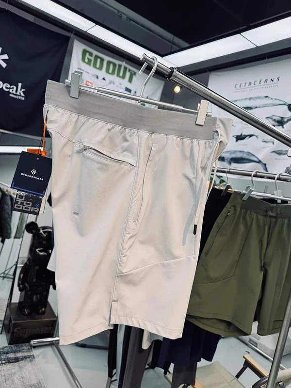 

Light ey Qui Dry Four-Quarter Мужские орлы Летняя уличная повседневная рабочая одежда для альпинизма Тонкая спортивная средней длины Модная ...